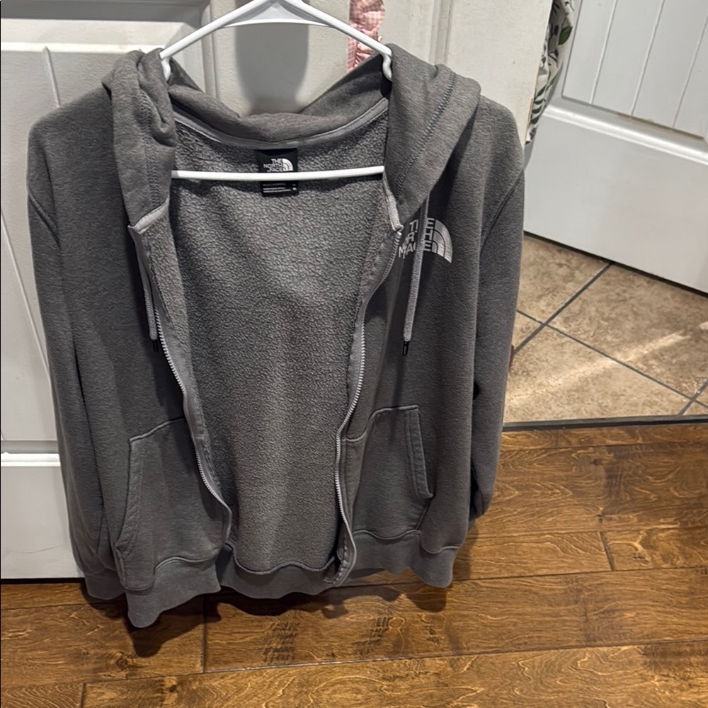 The North Face Charcoal Full-Zip Hoodie